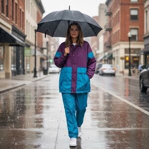 Sterling NEW - Sz S - 100% Nylon jacket and pants - waterproof - lightweight